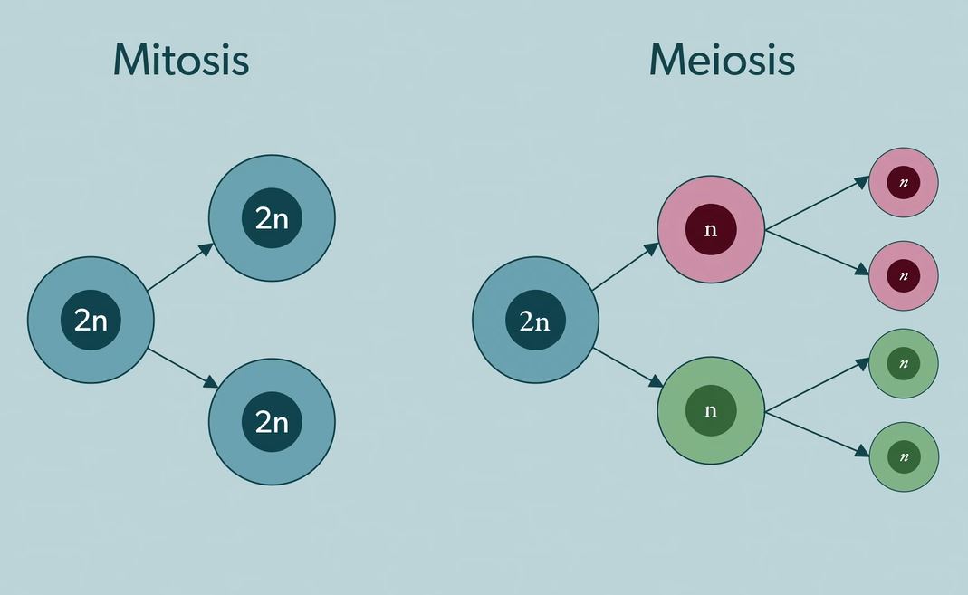 Mitosis Compared to Meiosis (IB): OUP Biology Series.