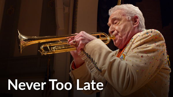 Never Too Late: The Doc Severinsen Story.