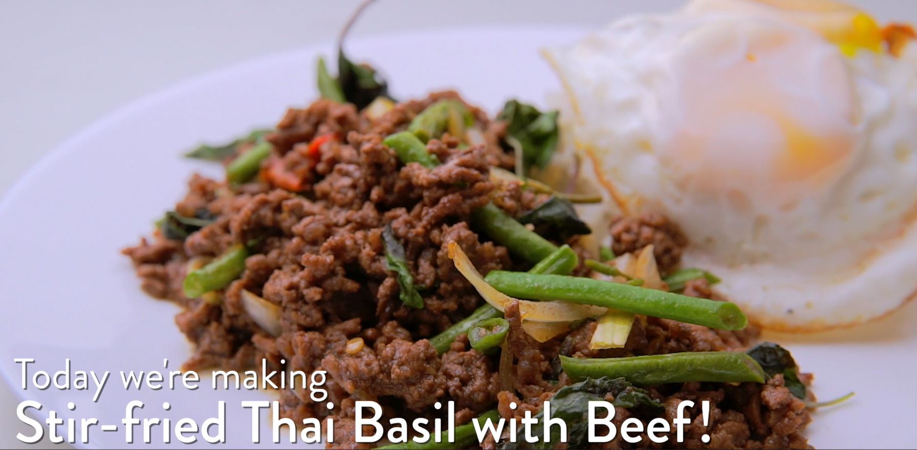 Spicy Thai Basil (Pad Ka Pow): Try Thai Tonight, Season 3 - Dean and Jean Cook-Off Challenge.