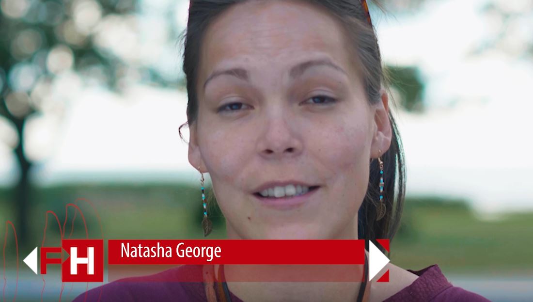 Talking Sticks: Natasha George.