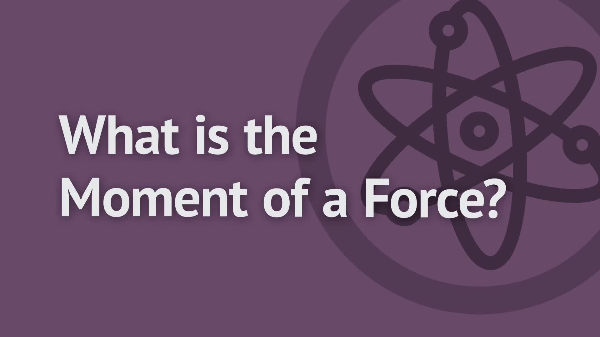 What is the Moment of a Force?: OUP Physics Series.