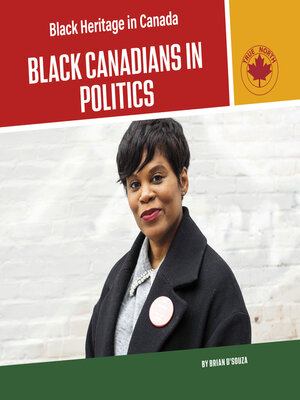 Black Canadians in politics