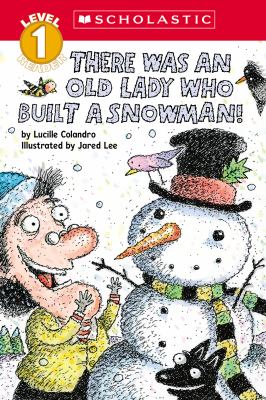 There was an old lady who built a snowman!