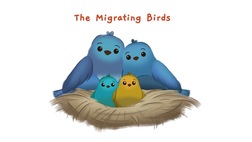 The migrating birds