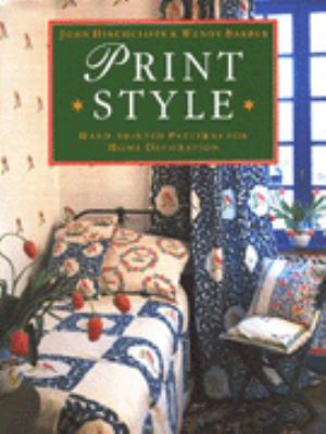 Print style : hand-printed patterns for home decoration