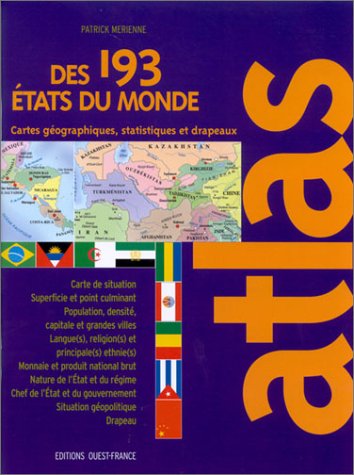 Atlas des 193 états du monde : statistiques et drapeaux