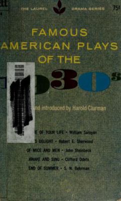 Famous American plays of the 1930s.
