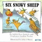 Six snowy sheep