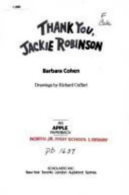 Thank you, Jackie Robinson