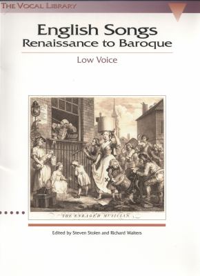 English songs, Renaissance to Baroque