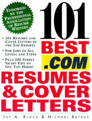 101 best .com resumes and cover letters