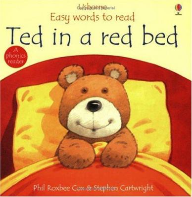 Ted in a red bed