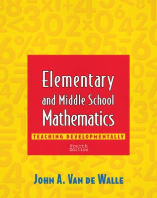 Elementary and middle school mathematics : teaching developmentally