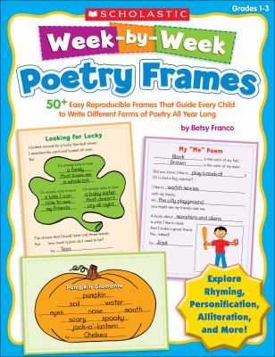Week-by-week poetry frames