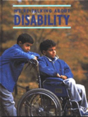 We're talking about disability
