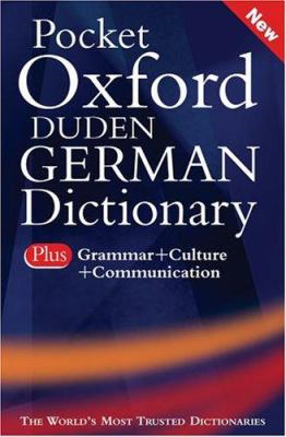 Pocket Oxford-Duden German dictionary : German-English, English-German