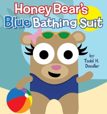 Honey Bear's blue bathing suit