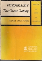 Fitzgerald's The great Gatsby : the novel, the critics, the background