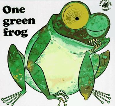 One green frog