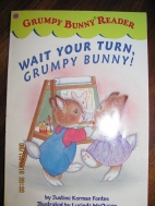Wait your turn, grumpy bunny!