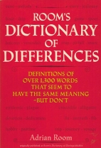 Room's Dictionary of differences