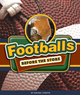 Footballs before the store