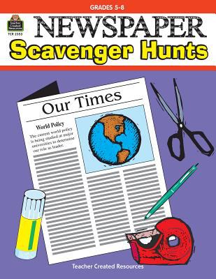 Newspaper scavenger hunts