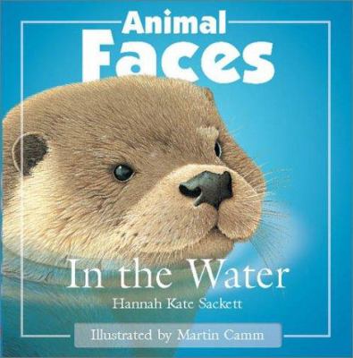 Animal faces in the water