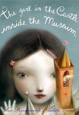 The girl in the castle inside the museum