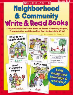 Neighborhood & community write & read books