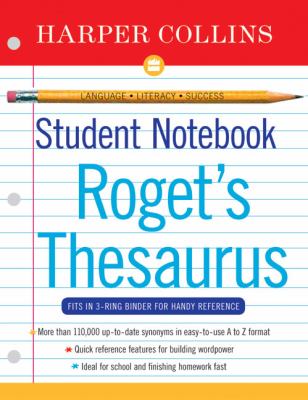 HarperCollins student noteboook A to Z thesaurus