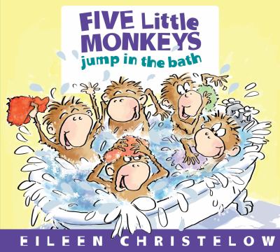 Five little monkeys jump in the bath