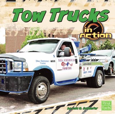 Tow trucks in action