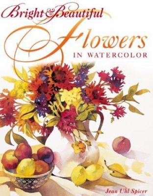 Bright & beautiful flowers in watercolor