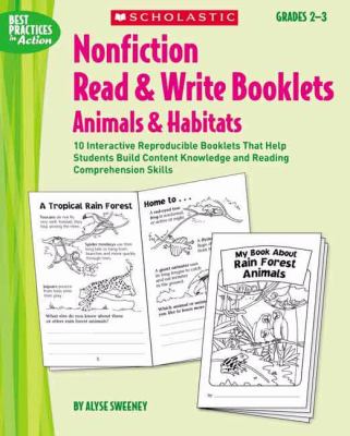 Nonfiction read & write booklets : animals & habitats