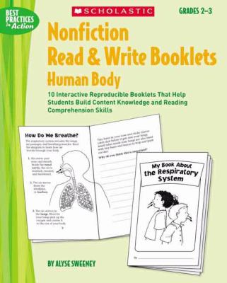 Nonfiction read & write booklets : human body