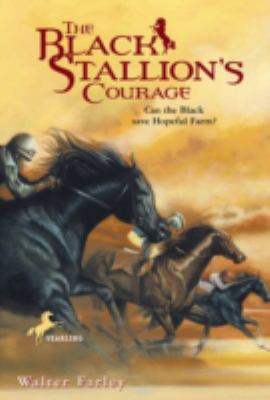 The black stallion's courage.