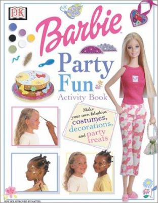 Barbie party fun activity book