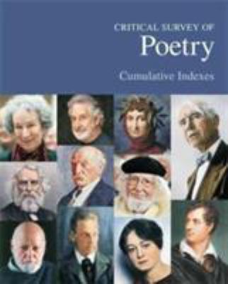 Critical survey of poetry.
