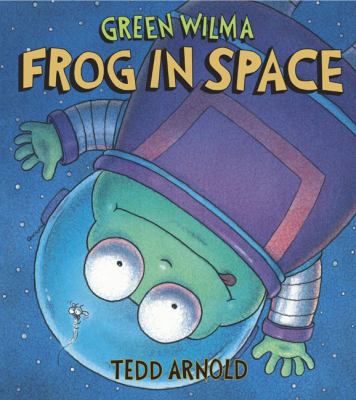 Green Wilma, frog in space