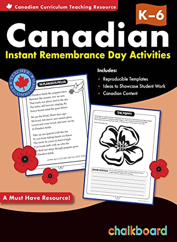 Canadian Instant Remembrance Day Activities : ready-to-go & reproducible! Grades K-6 :