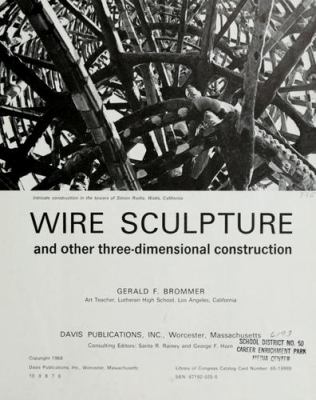 Wire sculpture and other three-dimensional construction