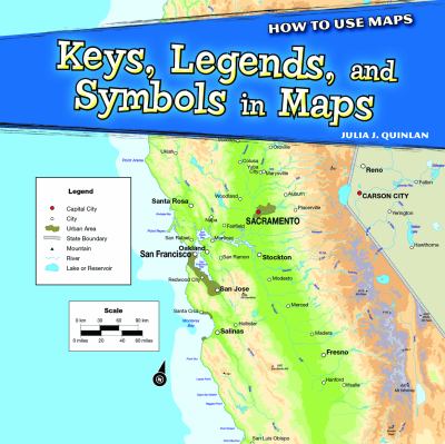 Keys, legends, and symbols in maps
