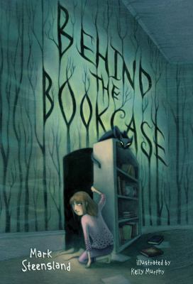 Behind the bookcase