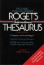 Roget's International thesaurus