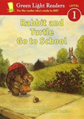 Rabbit and turtle go to school