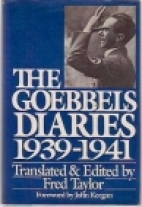 The Goebbels diaries, 1939-1941