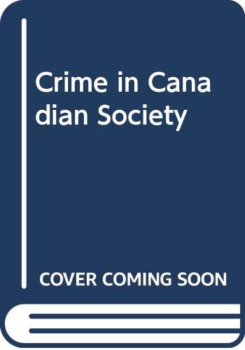 Crime in Canadian society