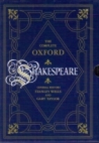 The complete Oxford Shakespeare