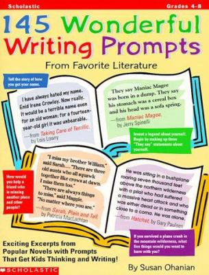 145 Wonderful Writing Prompts: Grades 4-8.